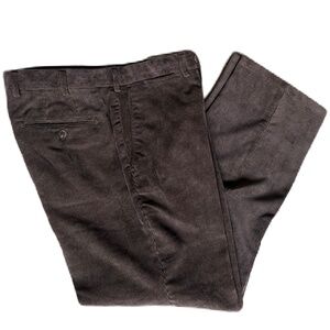 Peter Millar Nanoluxe Corduroy pant 34 dark brown